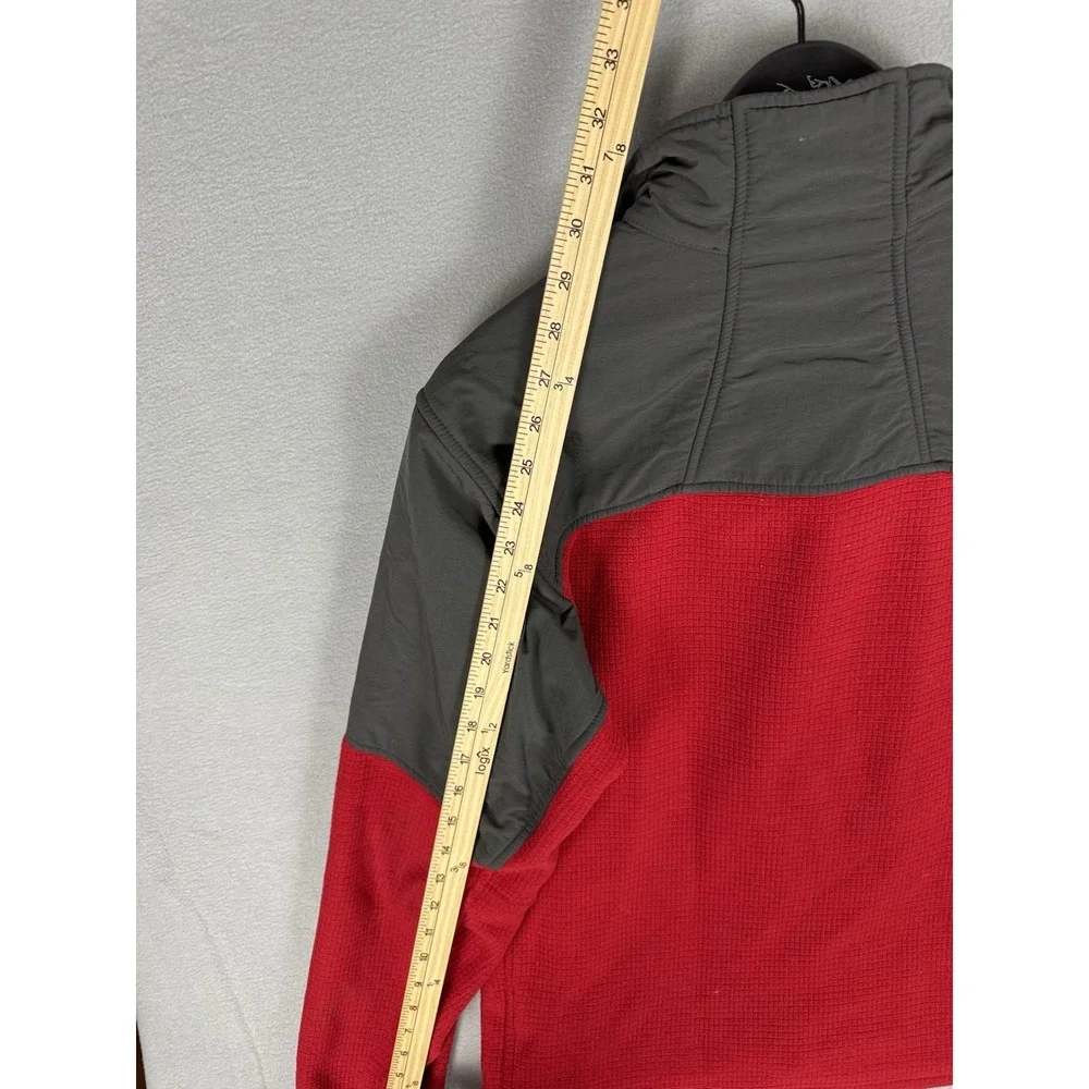 The North Face Grid Fleece Jacket Full Zip Mens Medium Tech Two Tone Utility